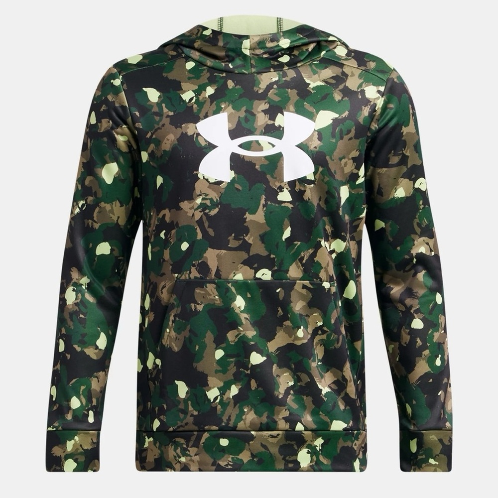 Under Armour‎ Fleece® Big Logo Printed Boys' Hoodie NWT Size XS